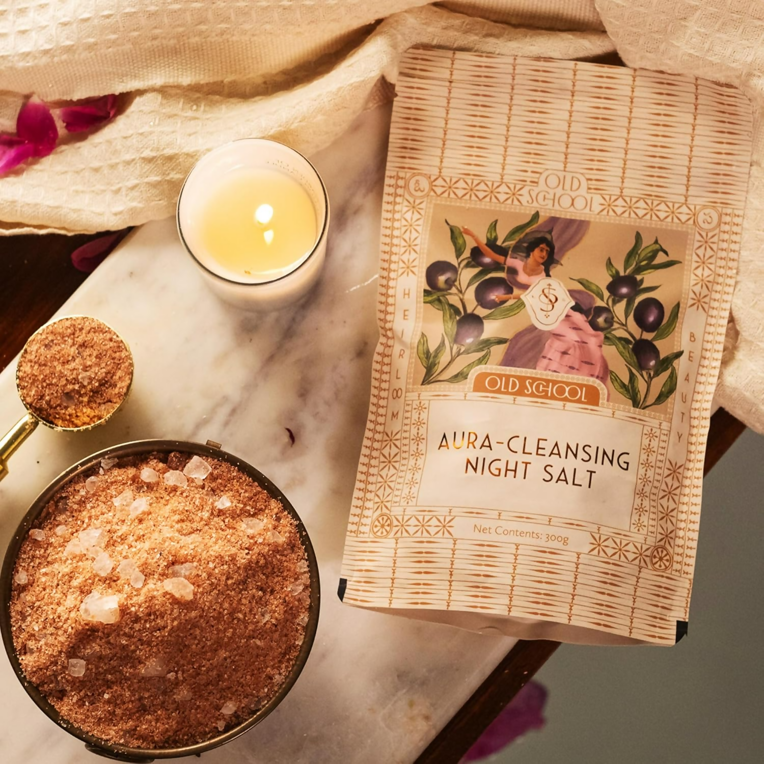 Old School Rituals Aura-Cleansing Night Bath Salt Relaxes Body
