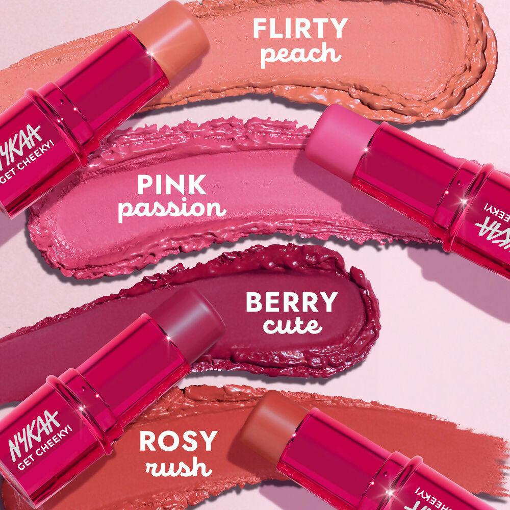 Nykaa Cosmetics Get Cheeky Blush Stick - Rosy Rush