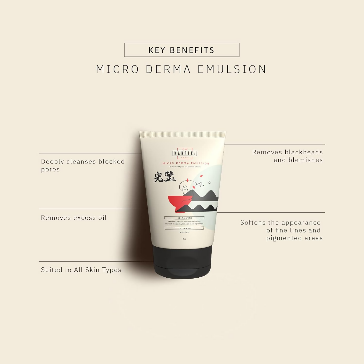 Kanpeki Labs - Micro Derma Emulsion Facial Exfoliator