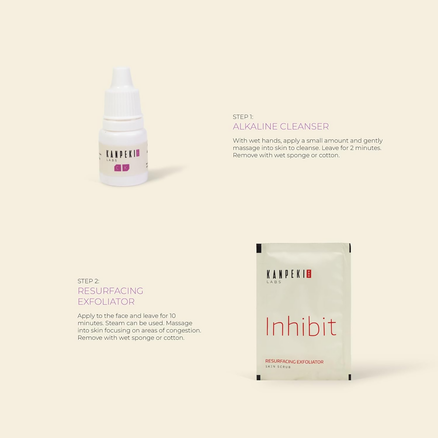 Kanpeki Cryo Kimono Pro Glow Brilliance - 5 Steps Facial Kit