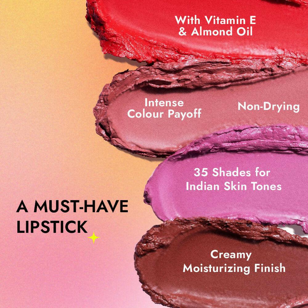 Nykaa So Creme Creamy Matte Lipstick - Bounce Back
