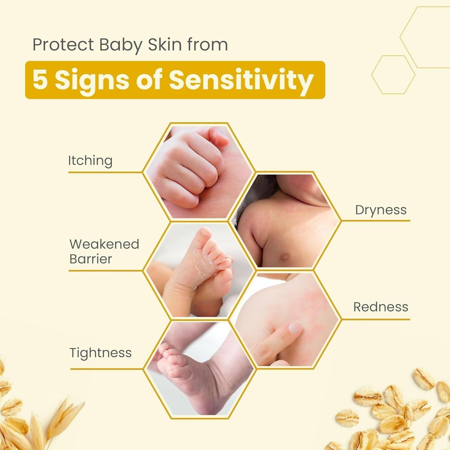 Mother Sparsh Simply Unscented Baby Lotion With Natural Oatmeal, 24hr Protection for Dry, Itchy & Sensitive Skin