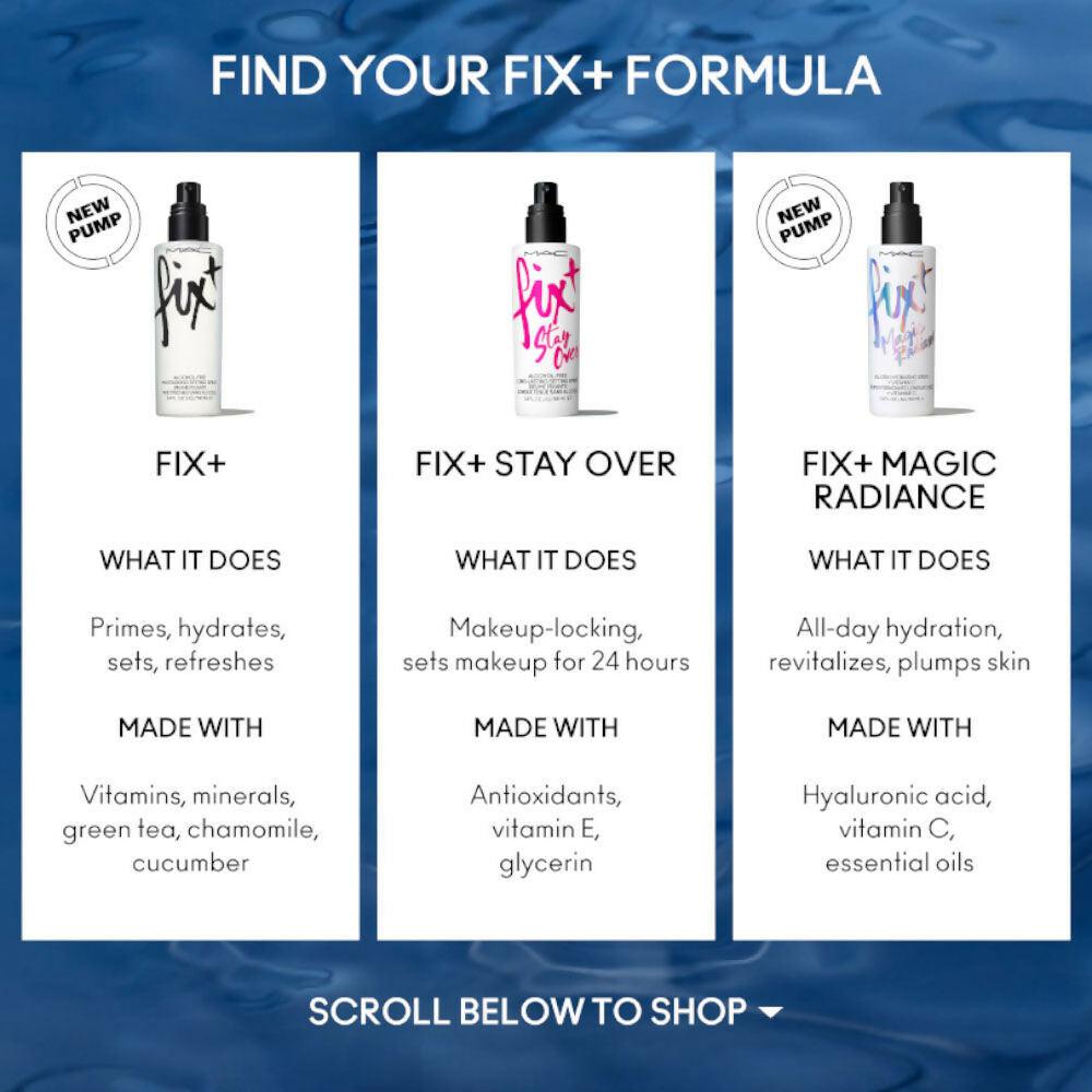 MAC Prep + Prime Fix+ Setting Spray - Magic Radiance (Makeup Fixer) With Hyaluronic Acid
