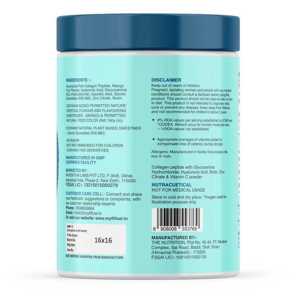 MyFitFuel Hydrolyzed Marine Collagen - Mango