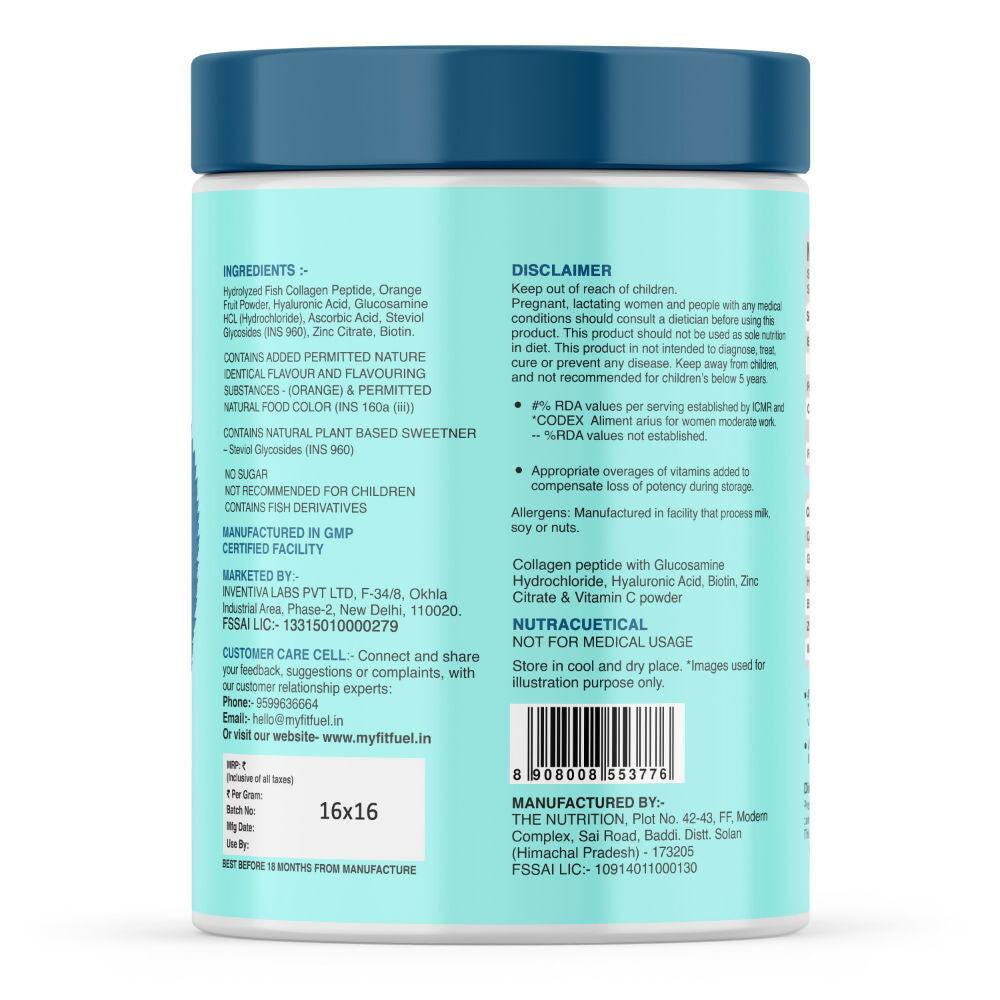 MyFitFuel Hydrolyzed Marine Collagen - Orange