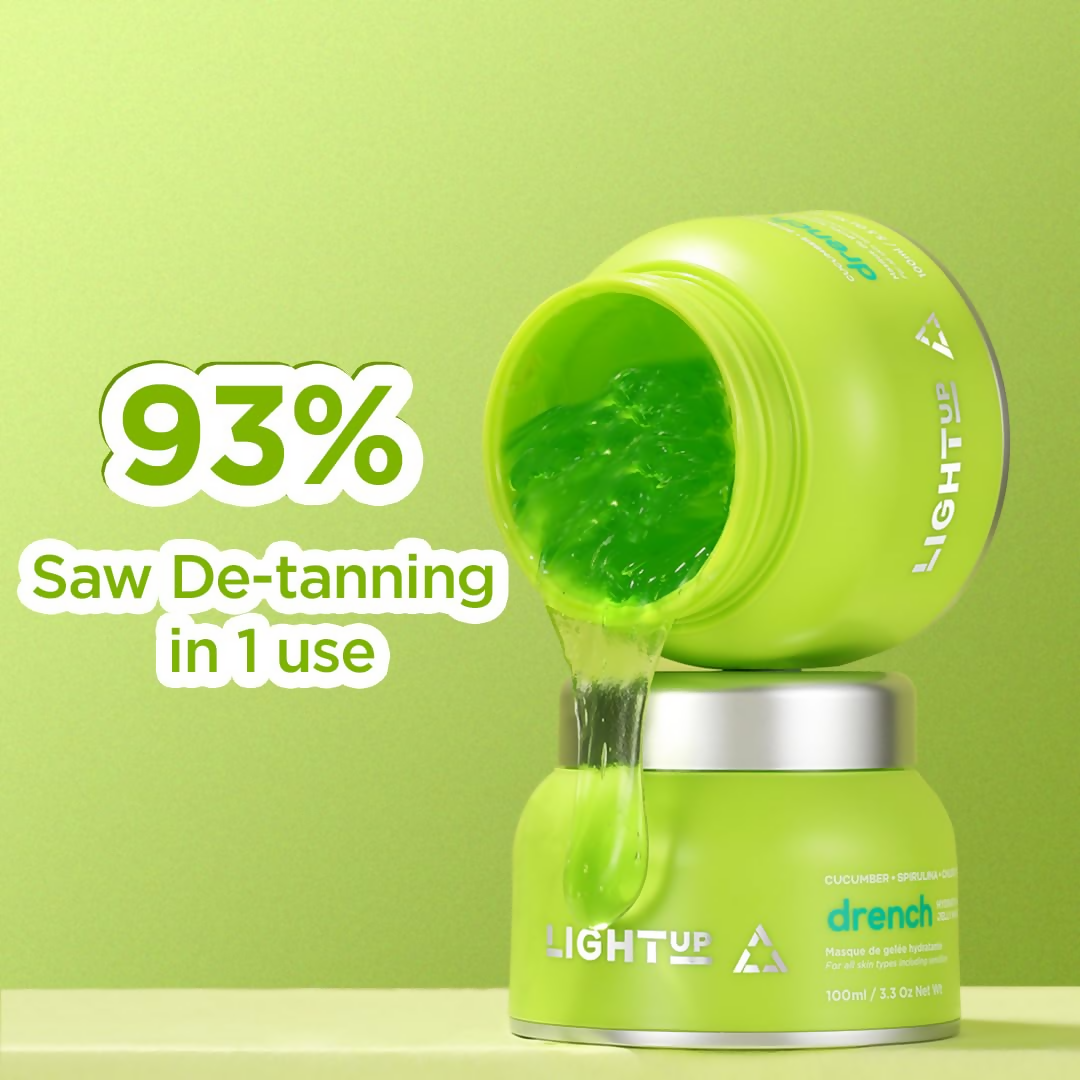 Light Up Drench Hydrating Jelly Mask For Glowing Skin