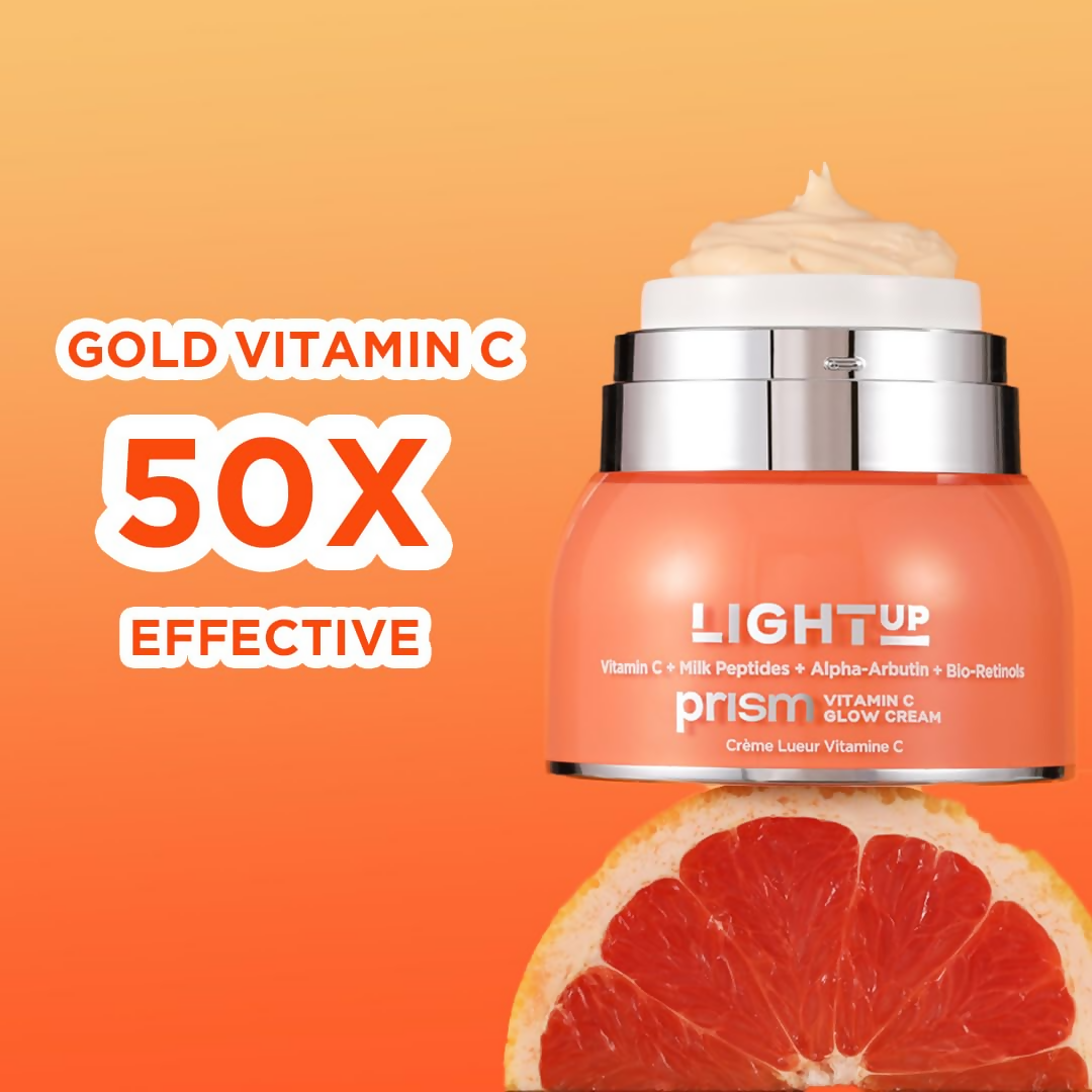 Light Up Beauty Prism Vitamin C Face Cream with Alpha Arbutin and Bio-Retinols