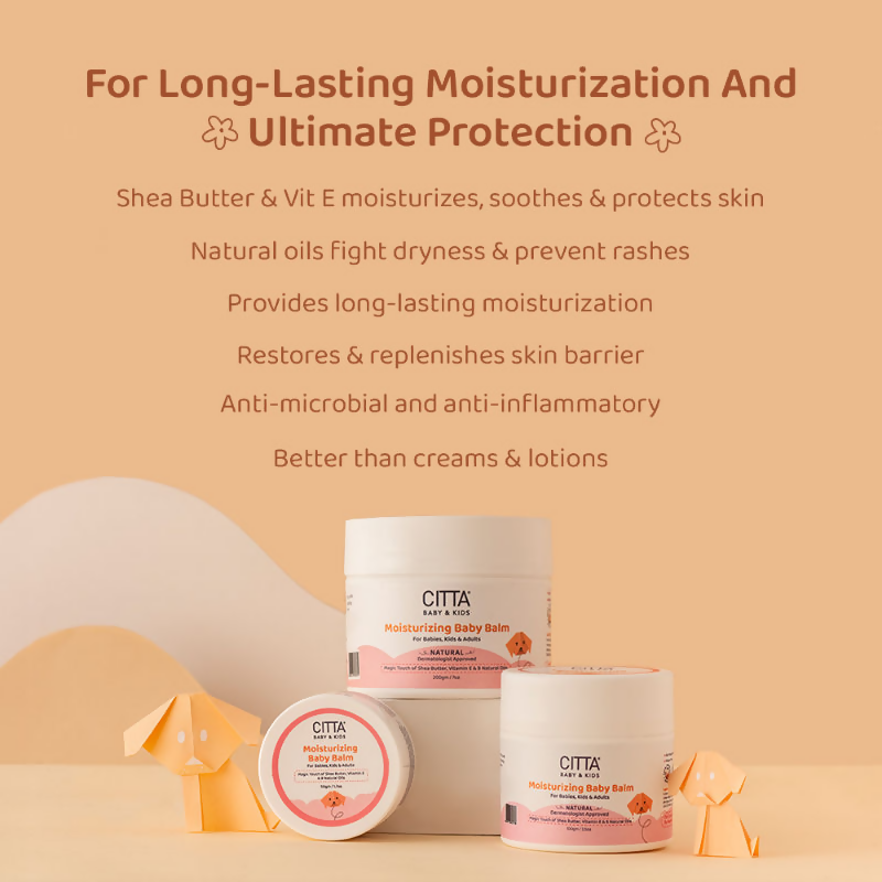 Citta Baby & Kids Moisturizing Baby Balm For Babies Kids & Adults