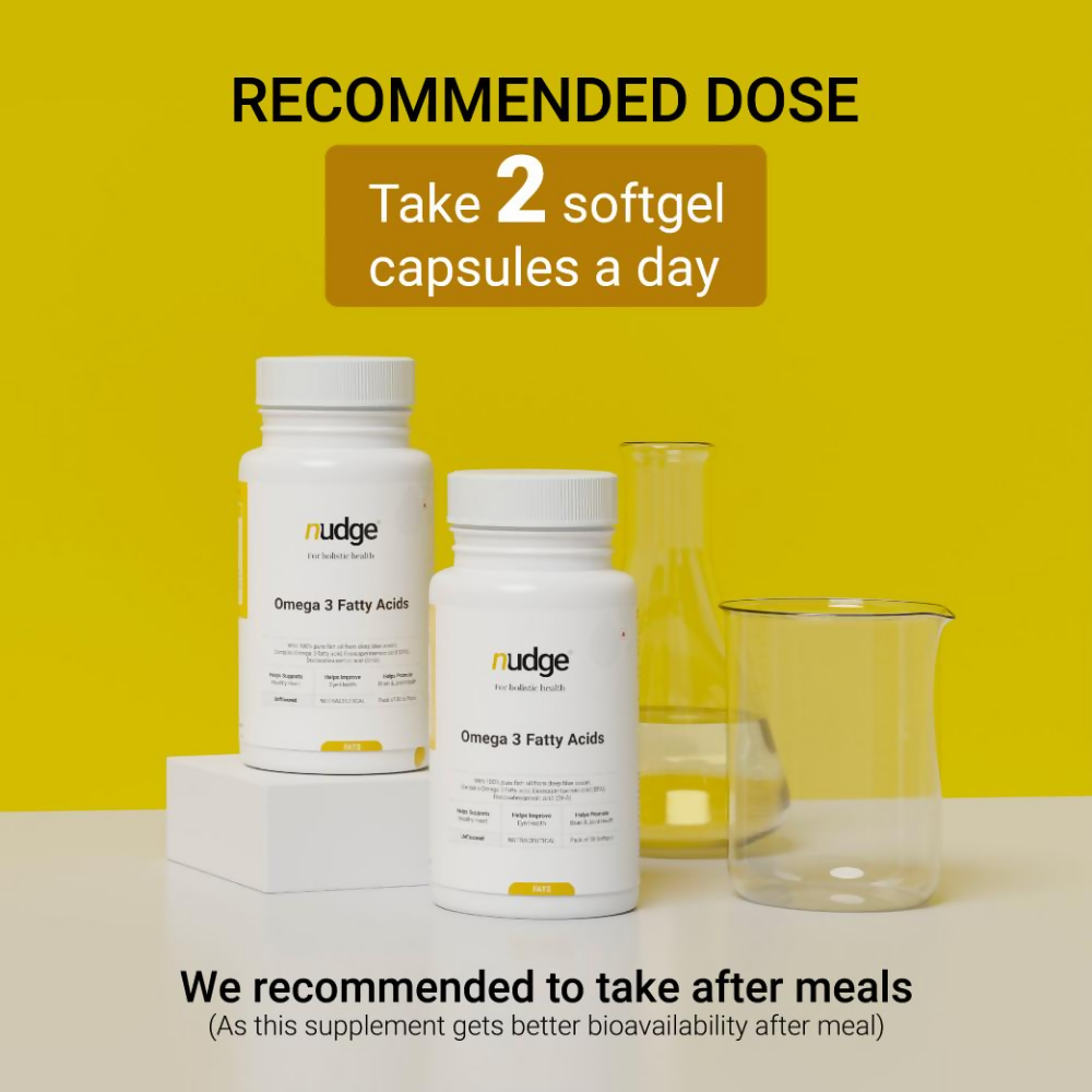 Nudge Omega 3 Fish Oil Capsules