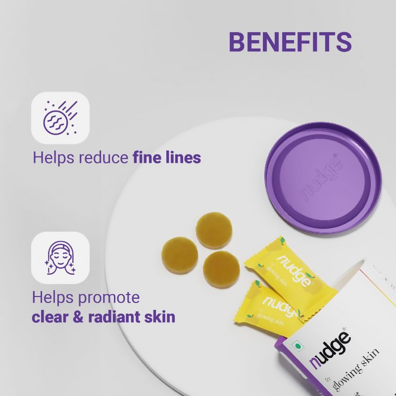 Nudge Collagen Skin Health Gummies - Golden Apple Flavour