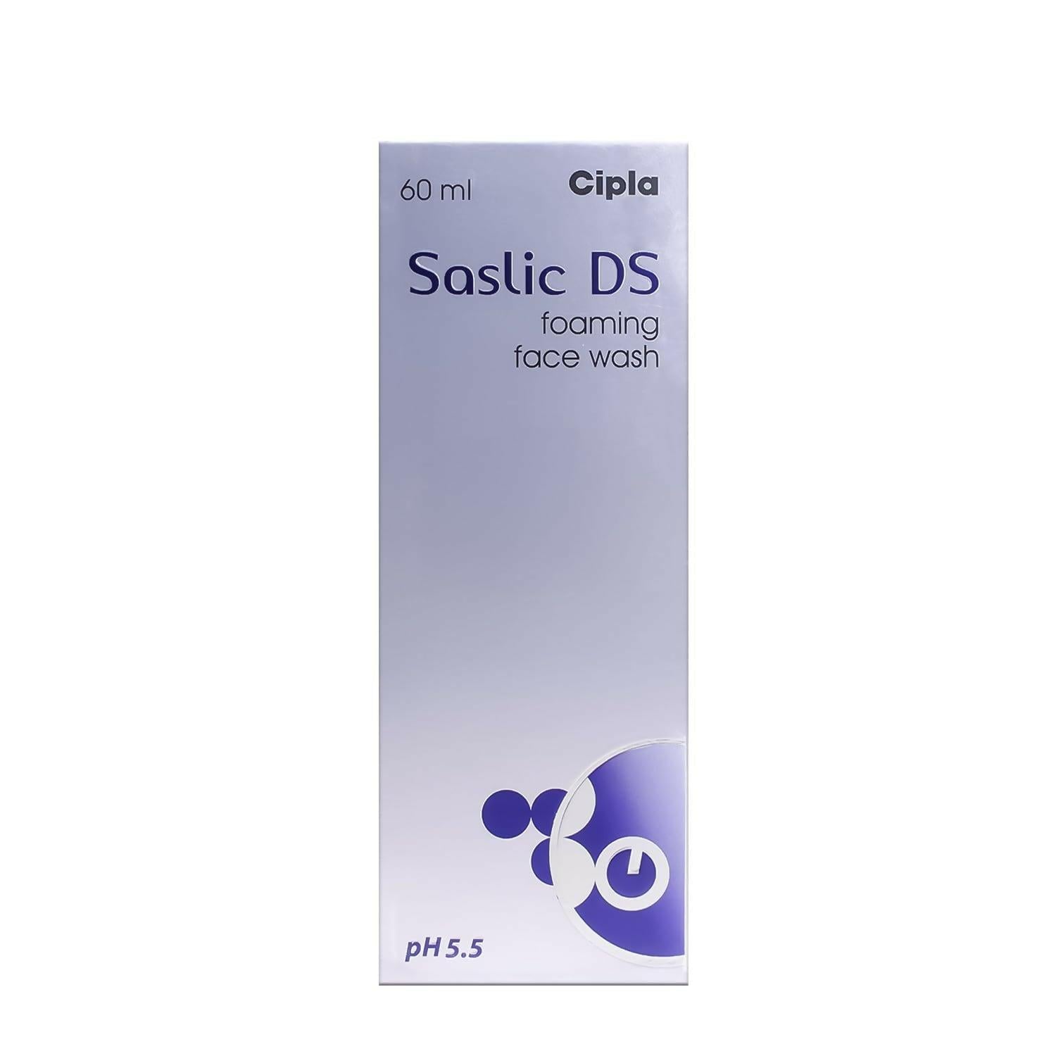 Cipla Saslic DS Foaming Face Wash 2% Salicylic Acid