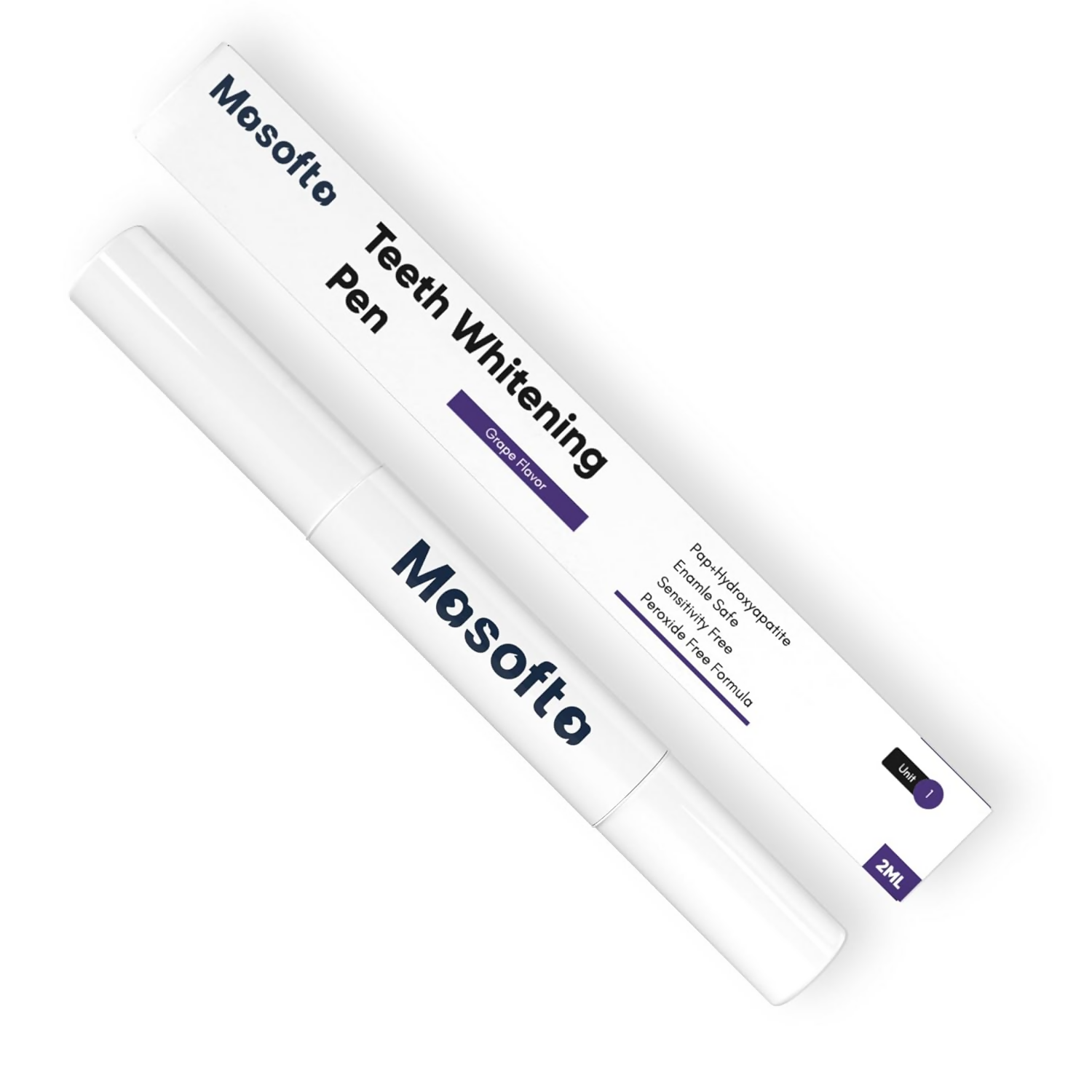 Masofta Teeth Whitening Pen With PAP+ For Yellow and Dark Stains