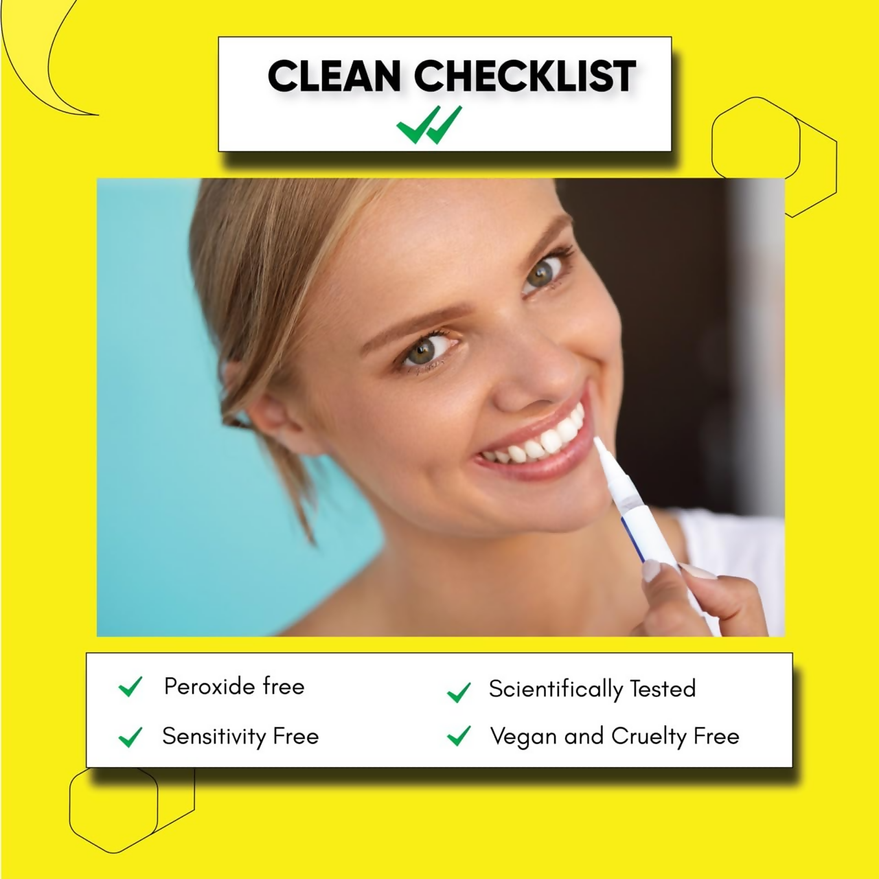 Masofta Teeth Whitening Pen With PAP+ For Yellow and Dark Stains