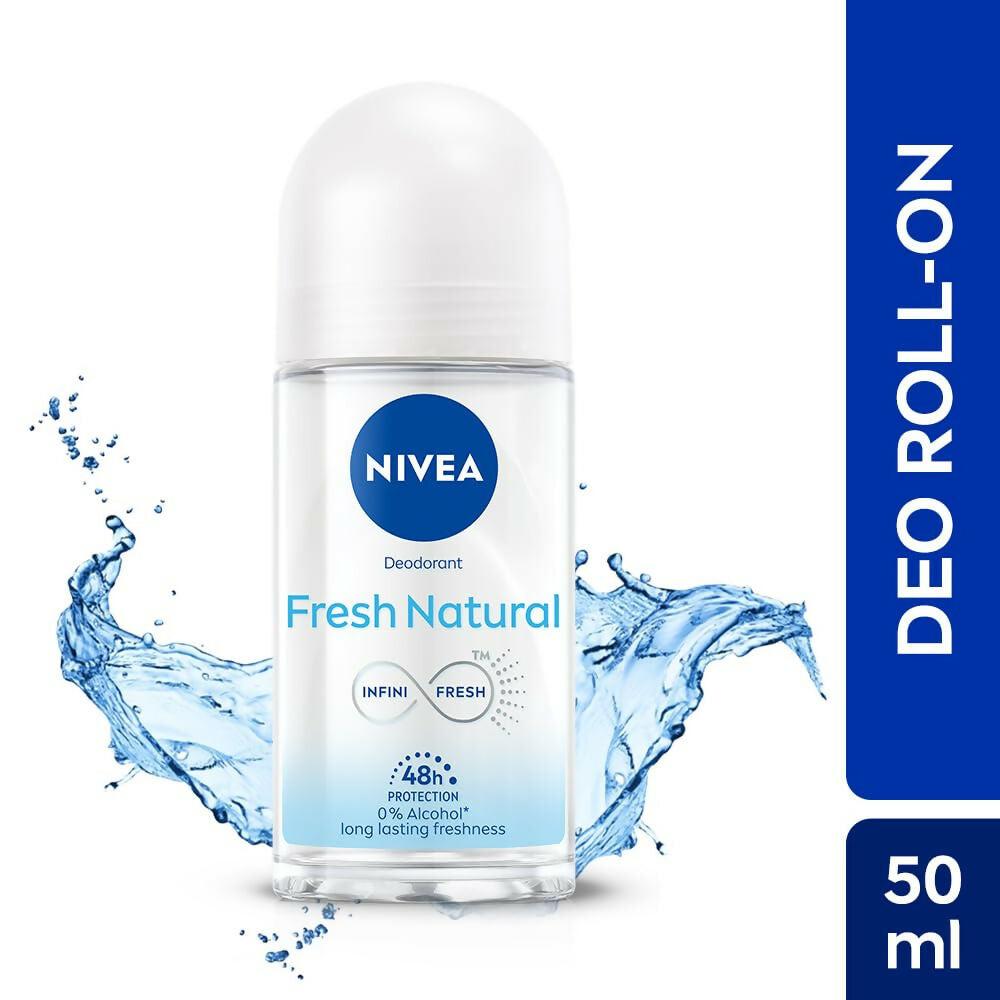 Nivea Fresh Natural Roll On 48 H Smooth & Beautiful Underarms For Women