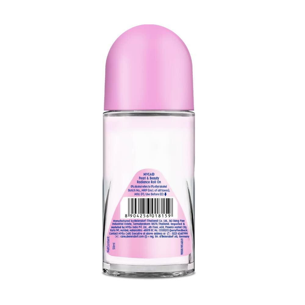 Nivea Deodorant Roll On Pearl & Beauty Radiance For Eventoned Smooth & Beautiful Underarms