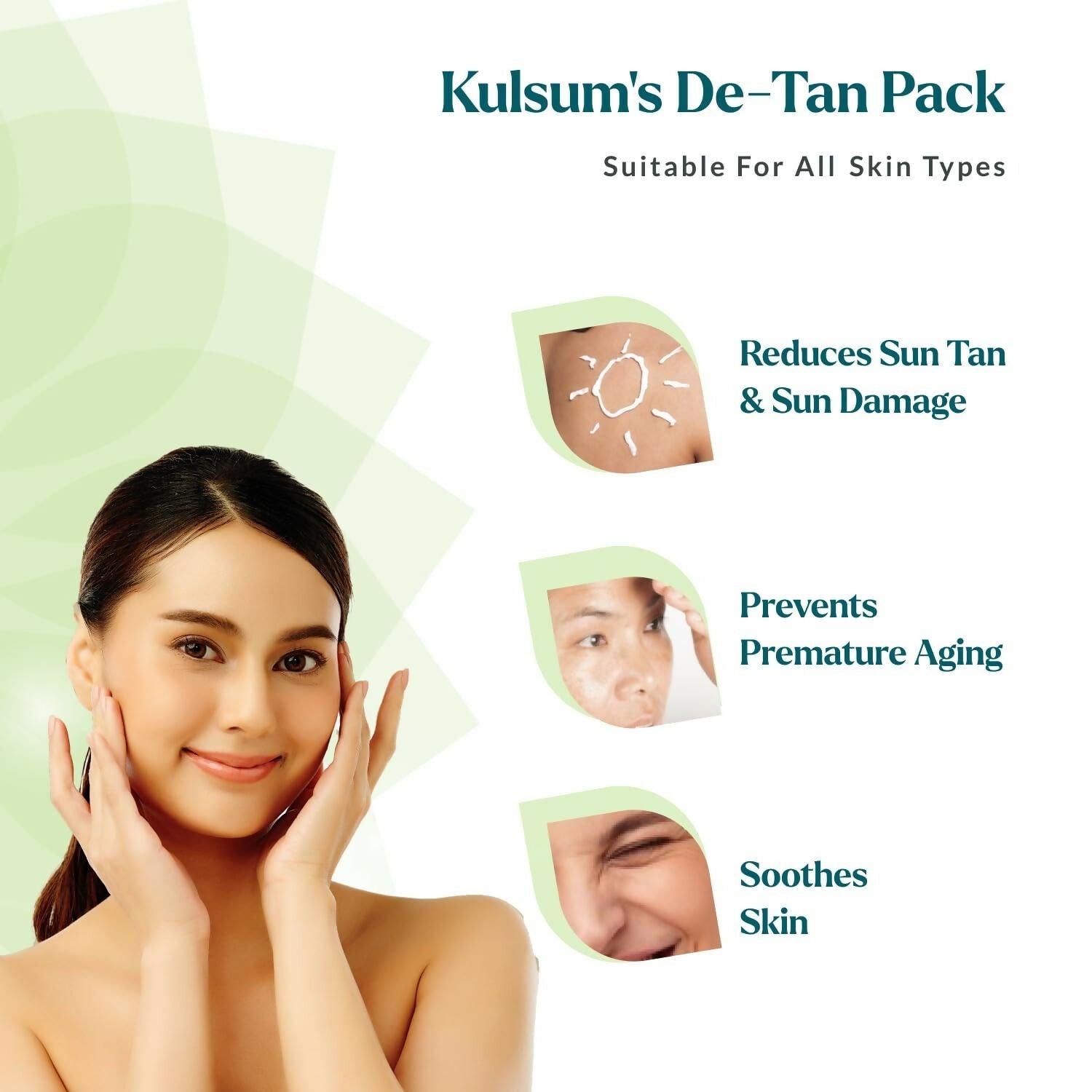 Kulsum's Kaya Kalp Herbals De-Tan Pack For De -Tanning