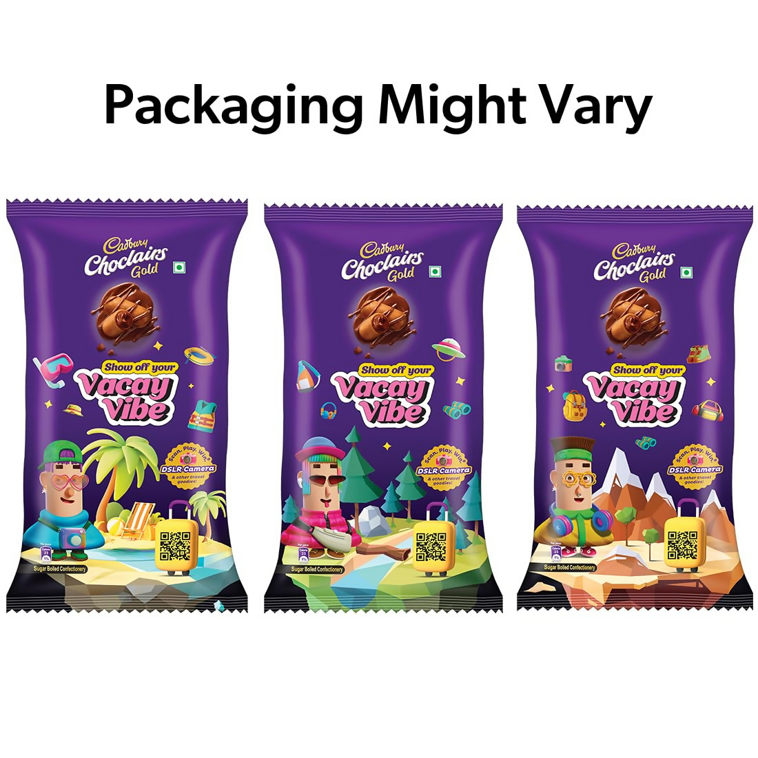 Cadbury Choclairs Gold Candies (chocolatecaramel)
