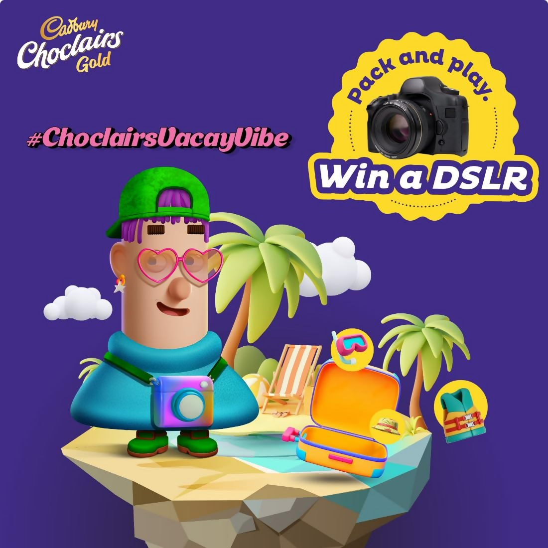 Cadbury Choclairs Gold Candies (chocolatecaramel)