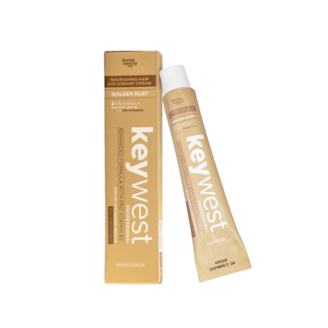 Keywest Professional Hair Color Tube - No. 2 Darkest Brown