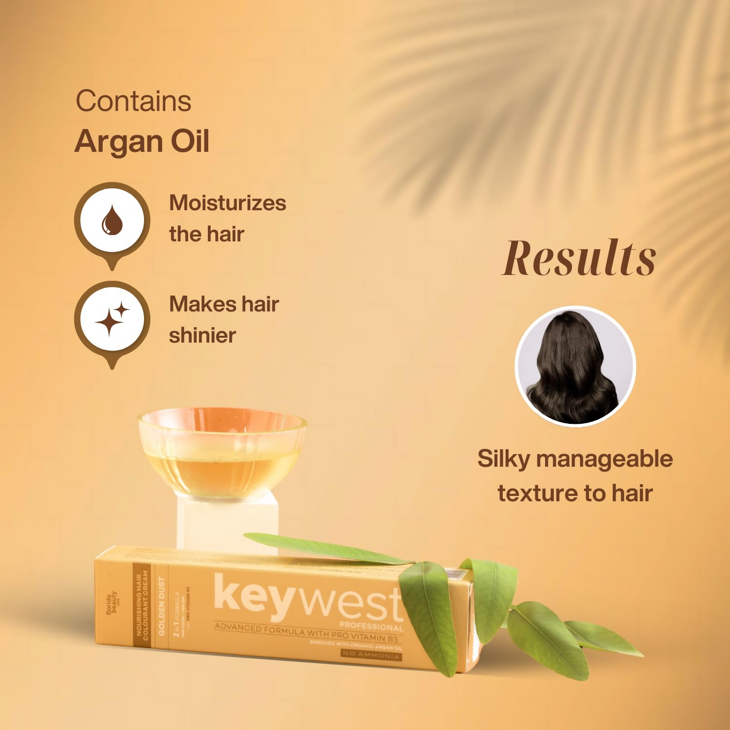 Keywest Professional Hair Color Tube - No. 5 Light Brown