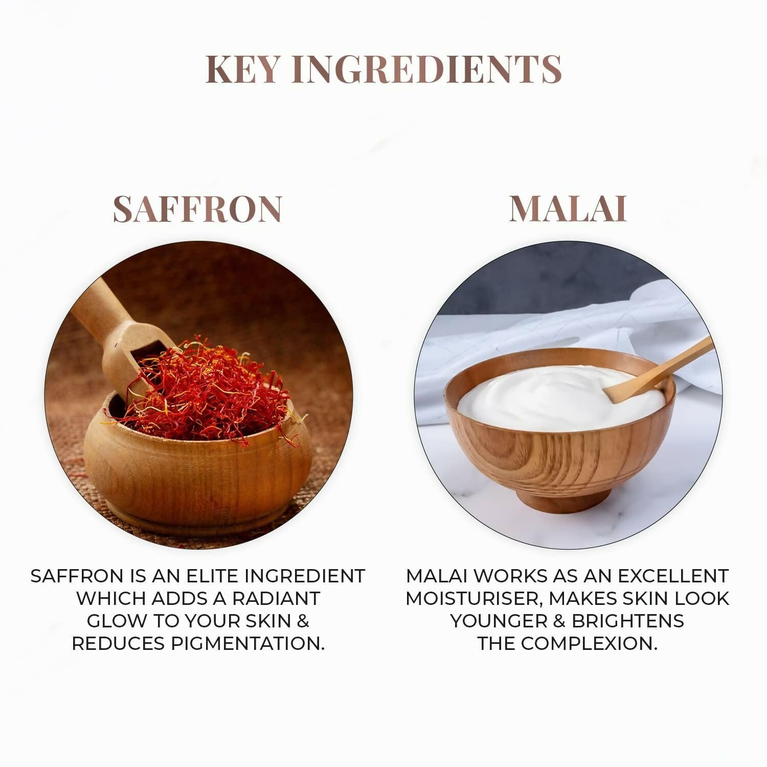 Just Herbs Saffron + Malai Nourishing Body Milk Lotion