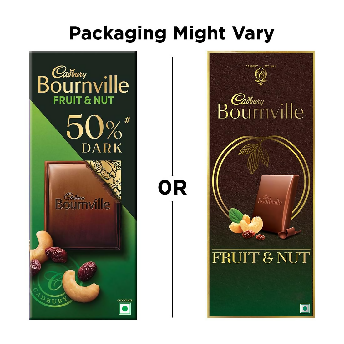 Cadbury Bournville Fruit And Nut Dark Chocolate Bar