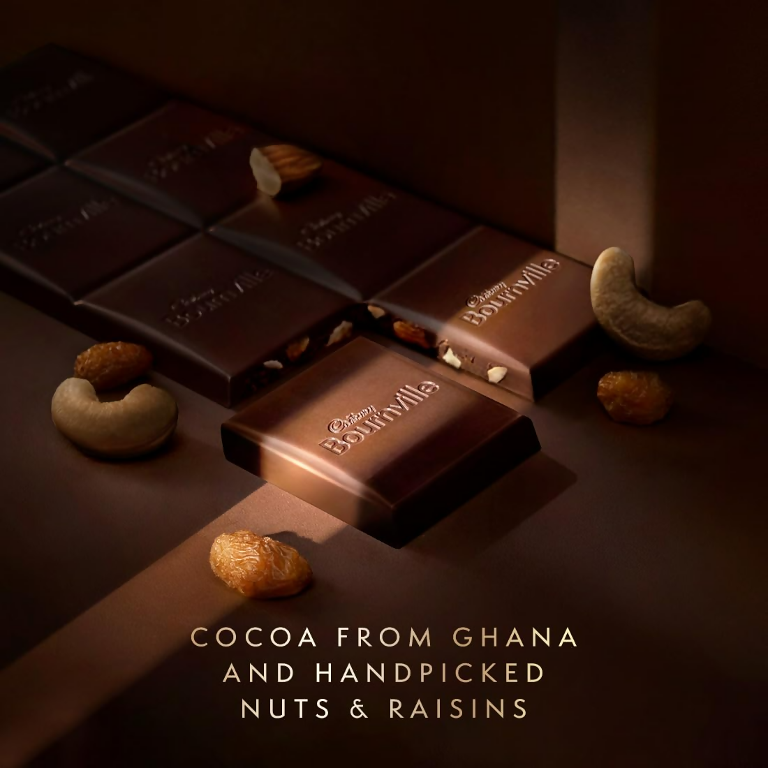 Cadbury Bournville Fruit And Nut Dark Chocolate Bar