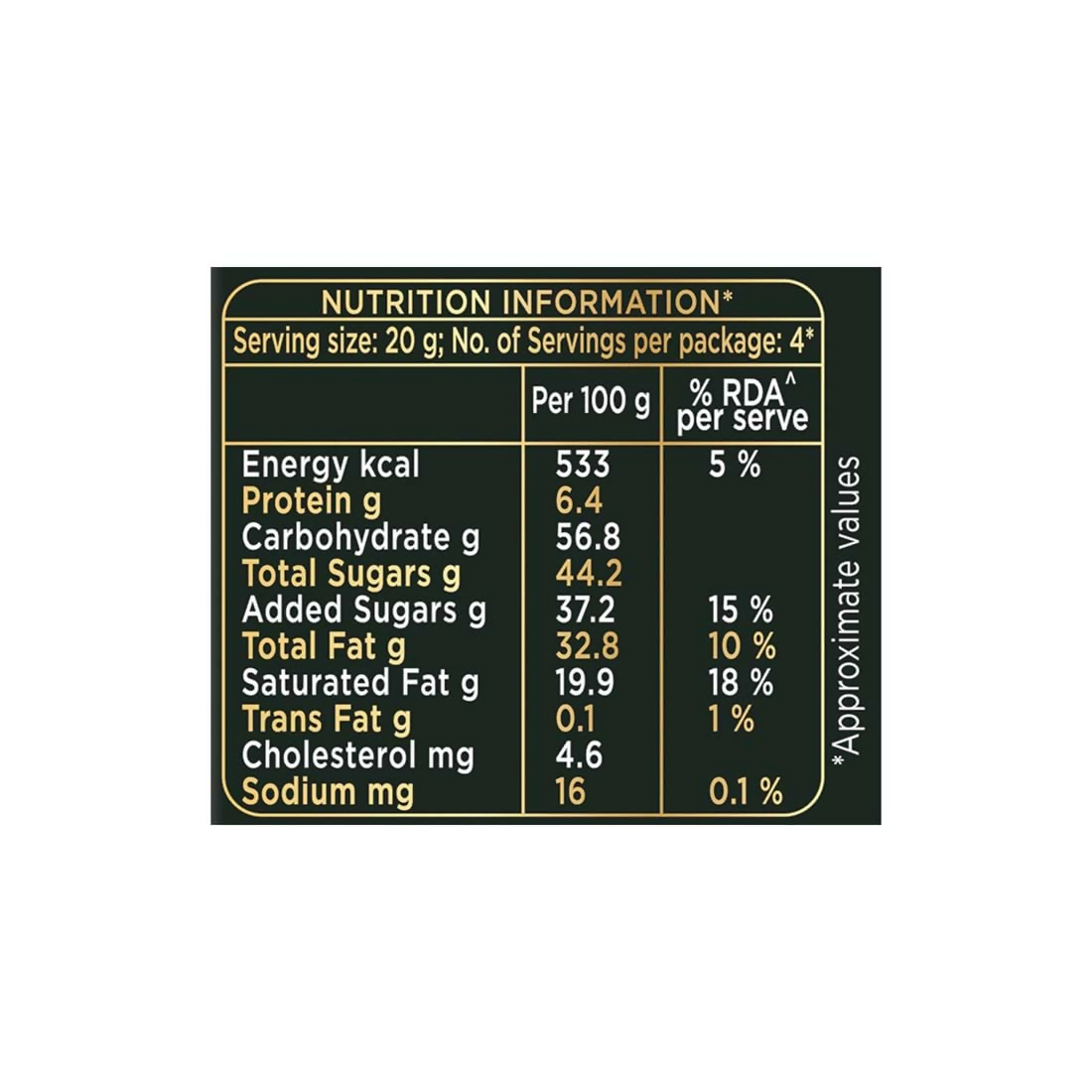 Cadbury Bournville Fruit And Nut Dark Chocolate Bar