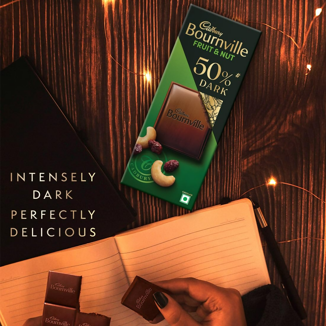 Cadbury Bournville Fruit And Nut Dark Chocolate Bar