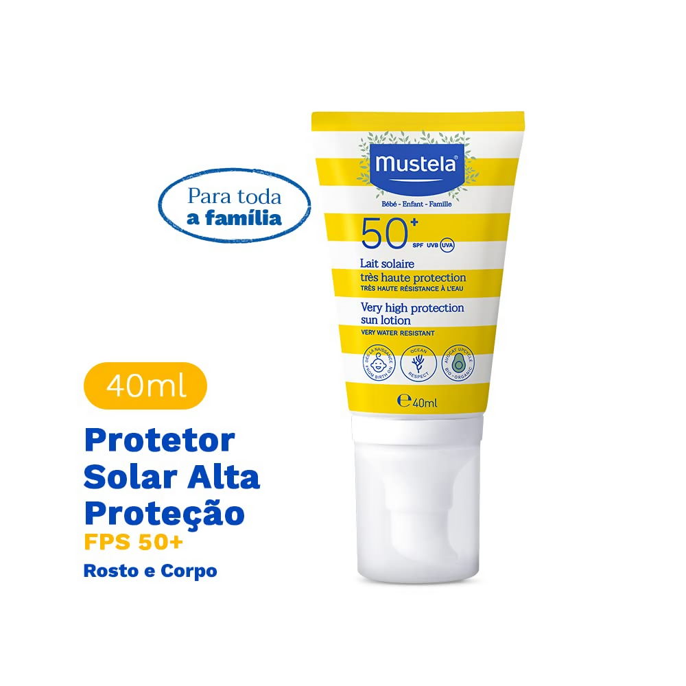 Mustela Sunscreen SPF 50 Broad Spectrum Protection For Sensitive Skin