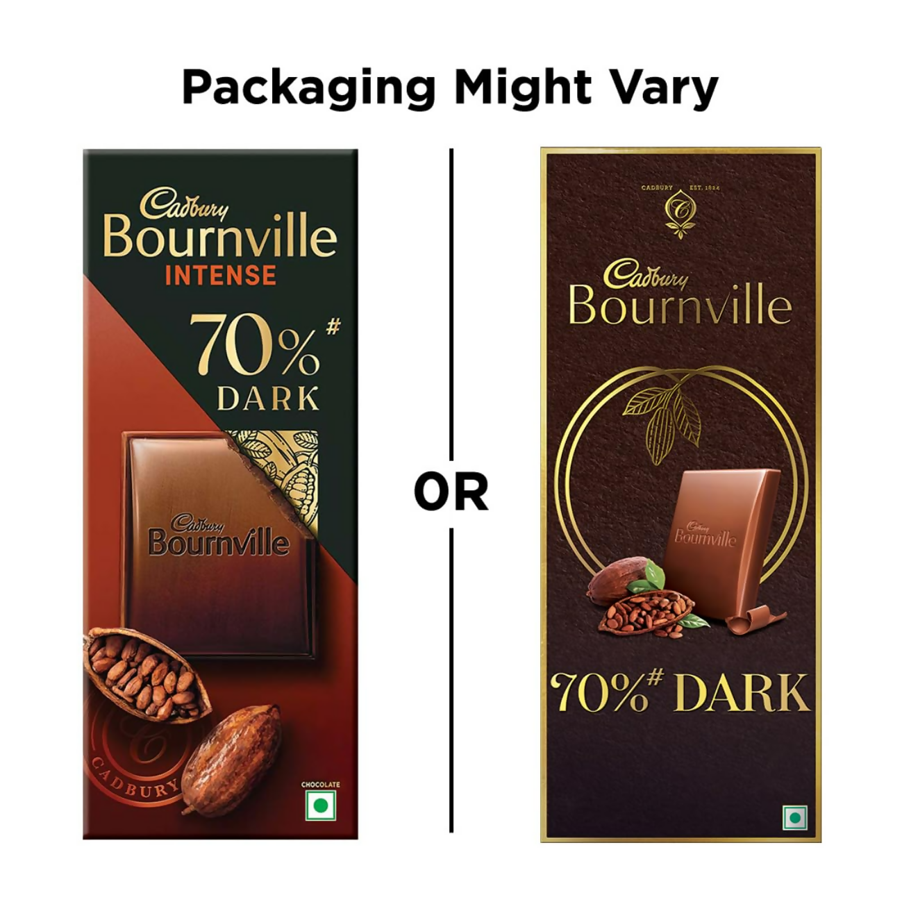 Cadbury Bournville Rich Cocoa 70% Dark Chocolate Bar