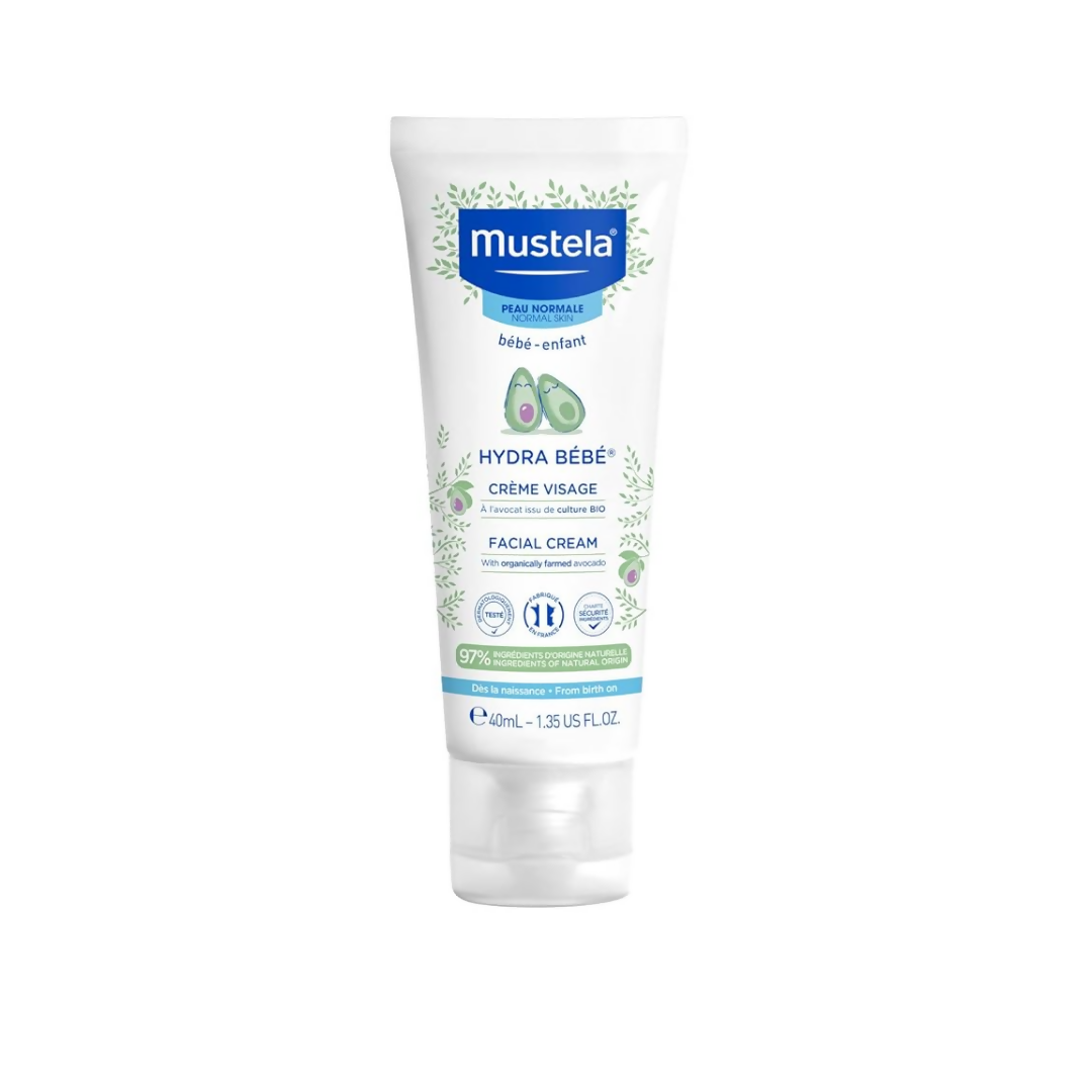 Mustela Hydra Bebe Facial Cream With Sweet Almond & Jojoba Oil