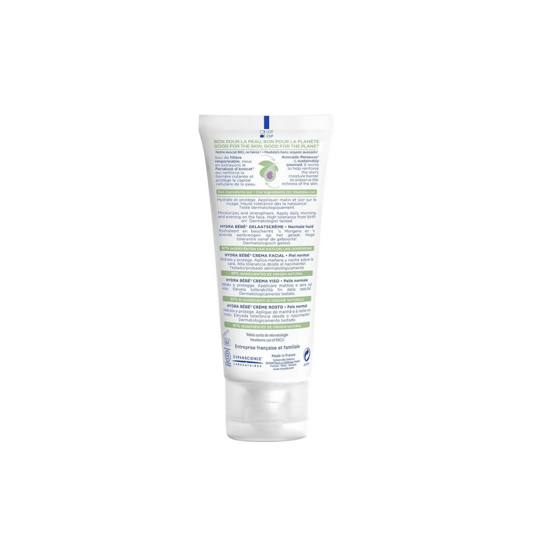Mustela Hydra Bebe Facial Cream With Sweet Almond & Jojoba Oil
