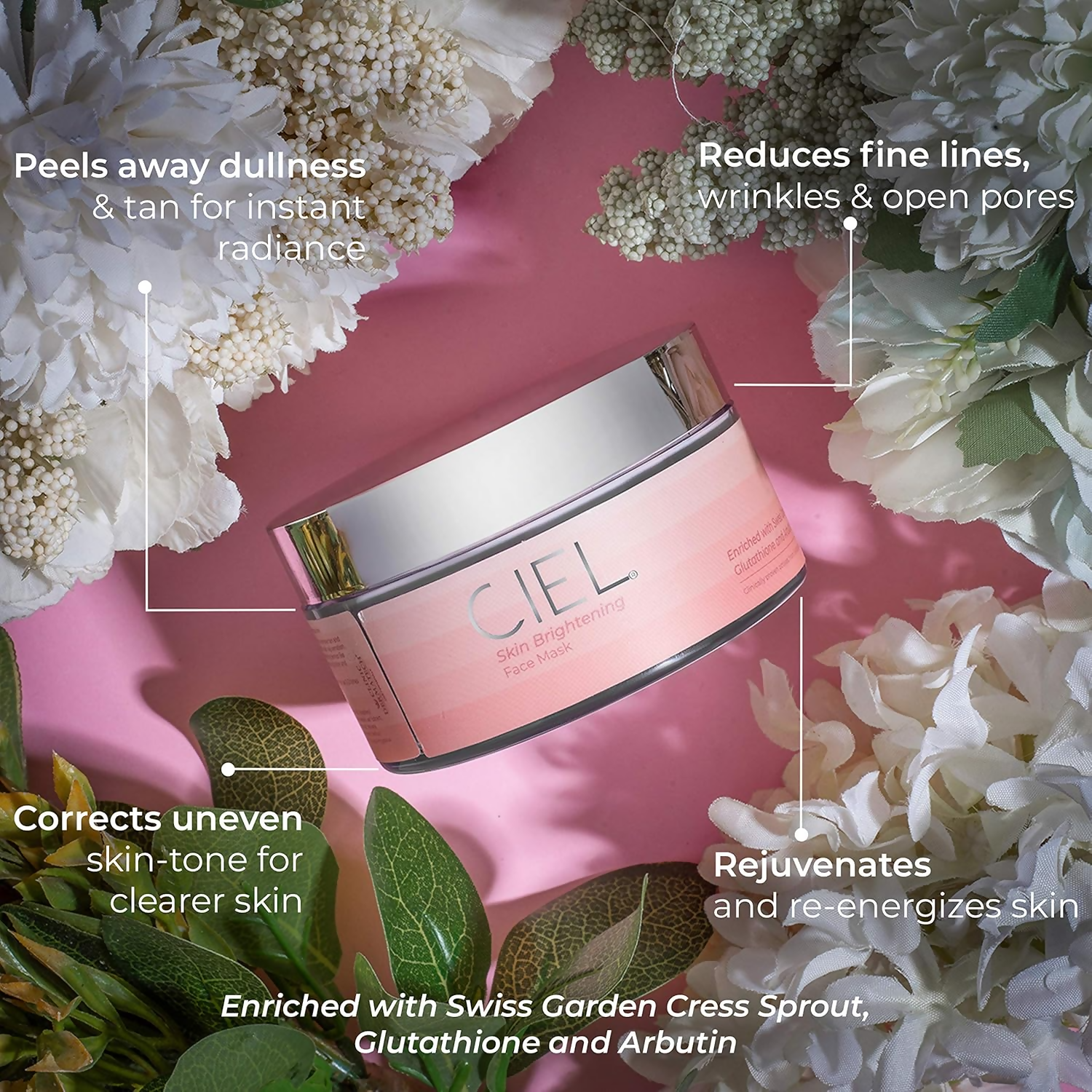 Ciel Instant Glow Face Mask For Clear & Even-Toned Skin