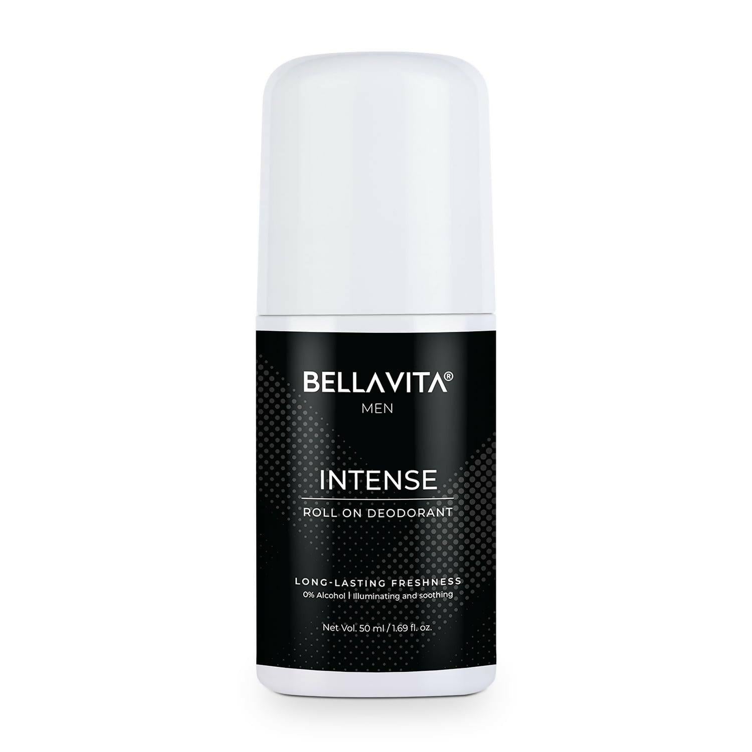 Bella Vita Intense Natural Underarm Roll On Deodorant for Men