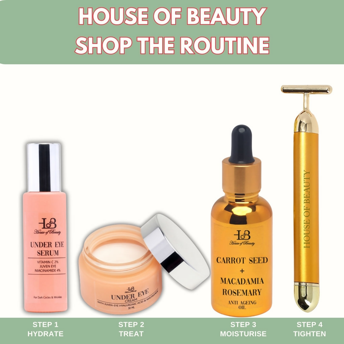 House of Beauty 24K Face Massager