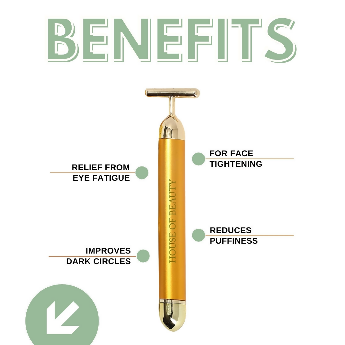 House of Beauty 24K Face Massager