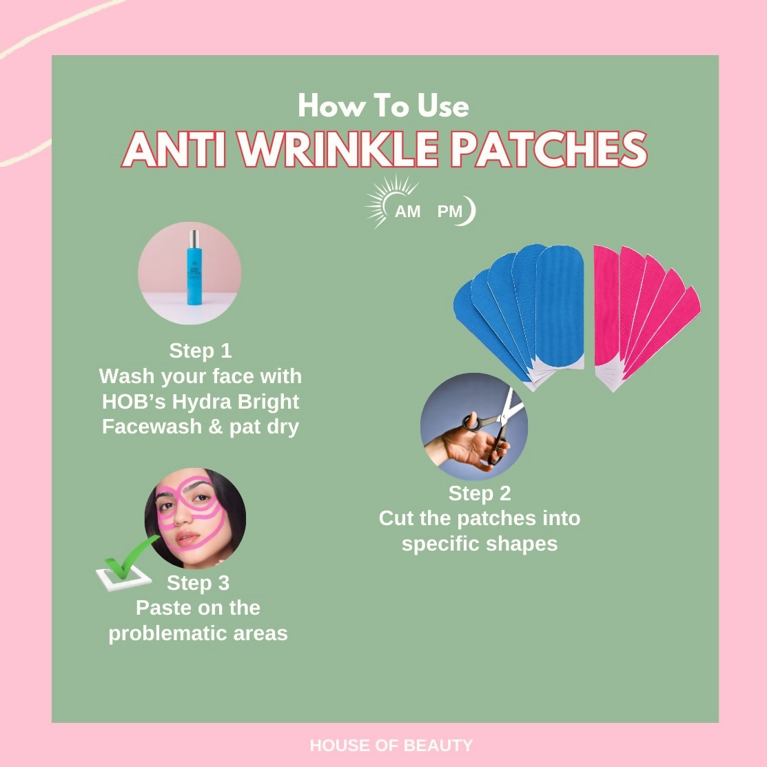 House of Beauty Anti Wrinkle Patches Refill