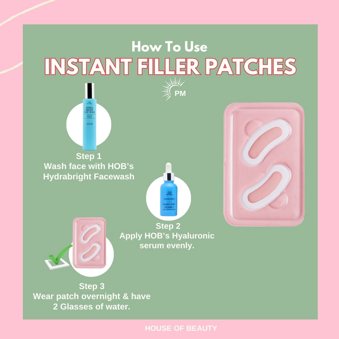 House of Beauty Instant Filler - Dissolvable Patches 0.25mm