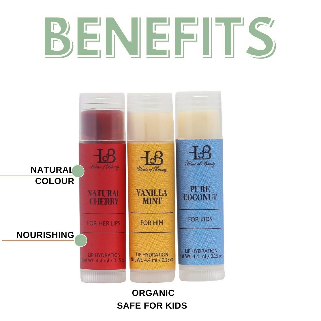 House of Beauty Pout Perfect Tinted Lip Balm Set