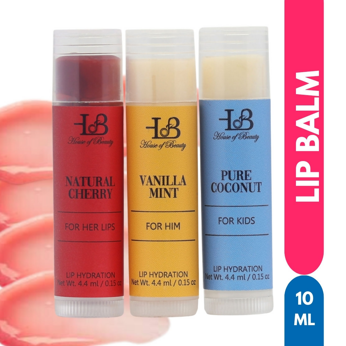 House of Beauty Pout Perfect Tinted Lip Balm Set