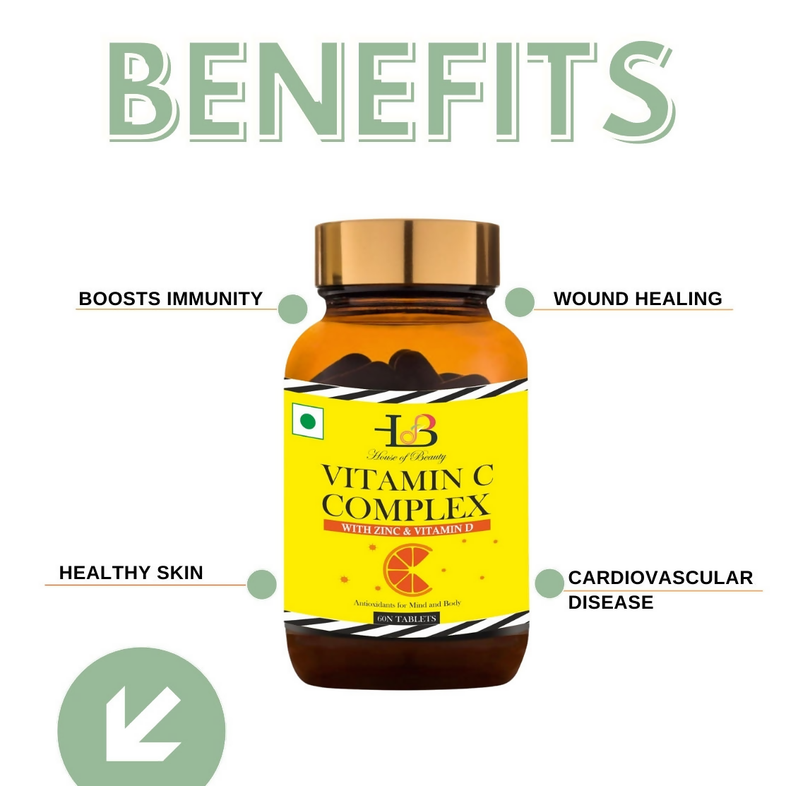 House of Beauty Vitamin C Complex Tablets