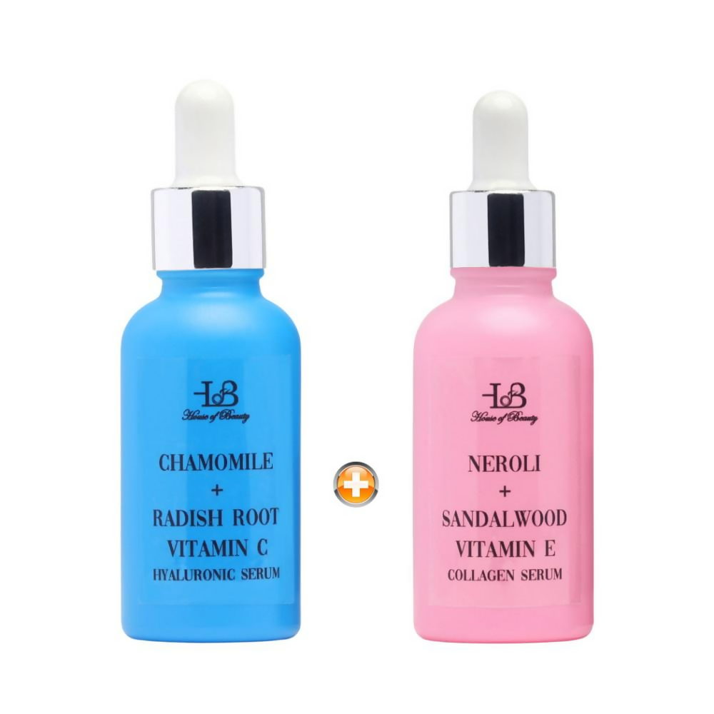 House of Beauty Am + Pm Pack - Collagen + Hyaluronic Serum