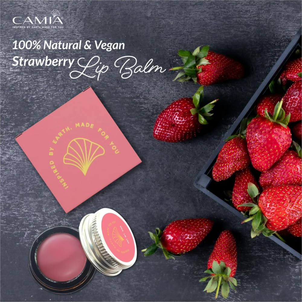 Camia Natural Strawberry Lip Balm