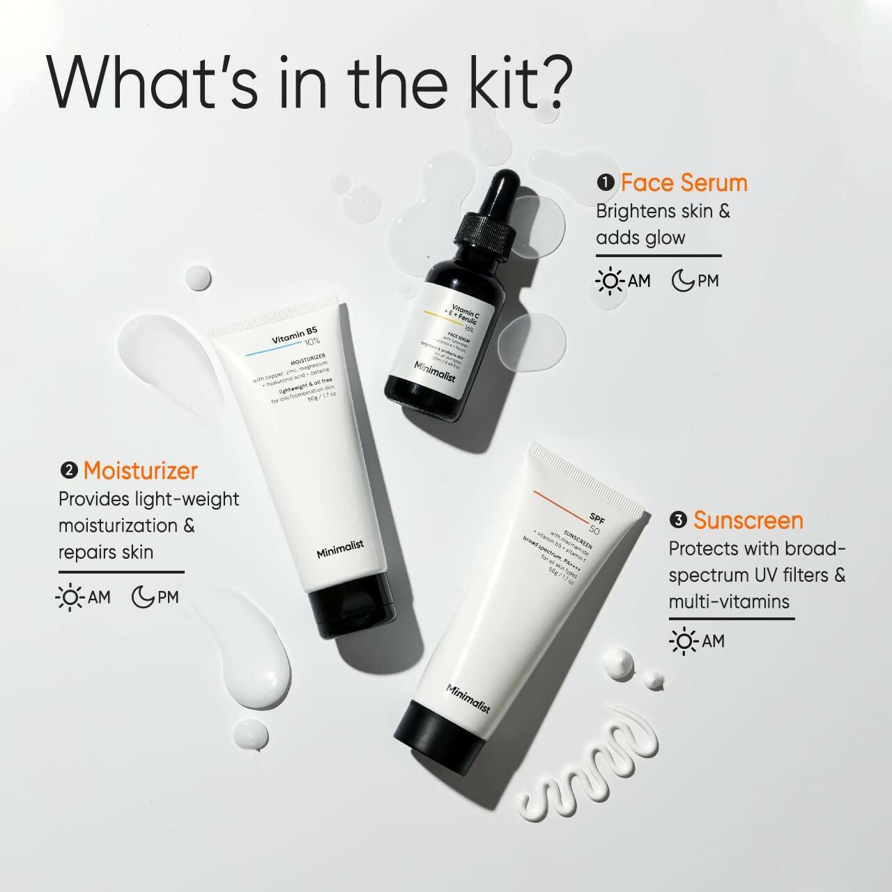 Minimalist Glow & Protect Skincare Kit