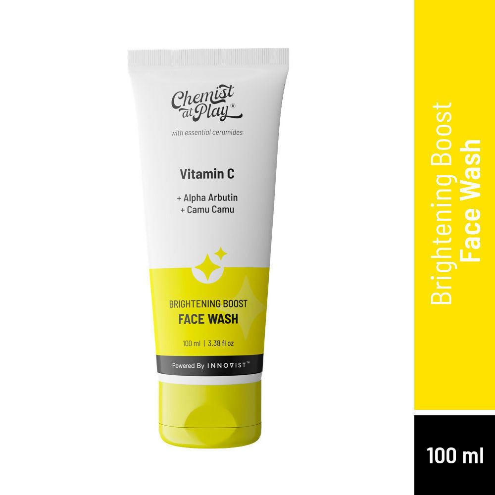 Chemist At Play Exfoliating Body Scrub + Brightening Boost Vitamin C Face Wash Combo