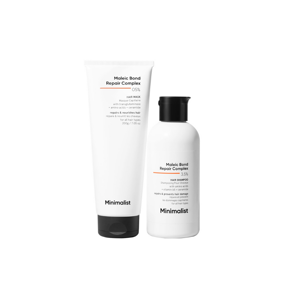 Minimalist Maleic Bond Repair Complex Shampoo & Conditioner Combo