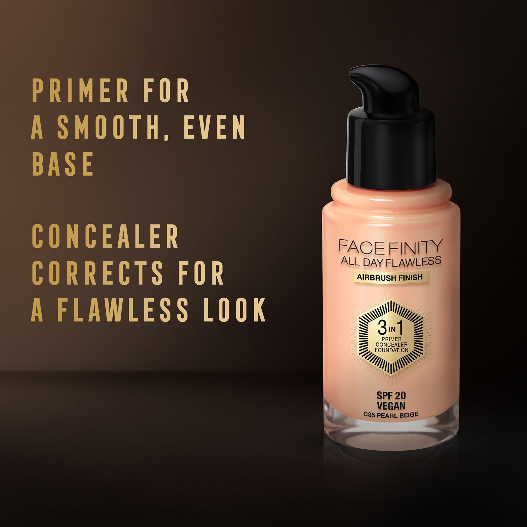 Max Factor Face Finity All Day Flawless 3 In 1 Foundation - Pearl Beige