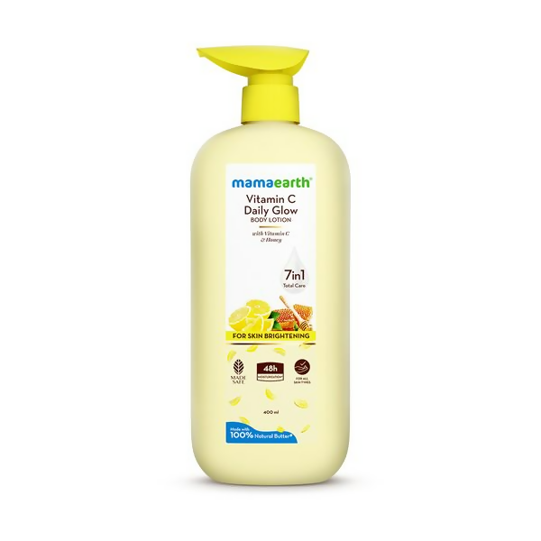 Mamaearth Vitamin C Daily Glow Body Lotion For Skin Brightening