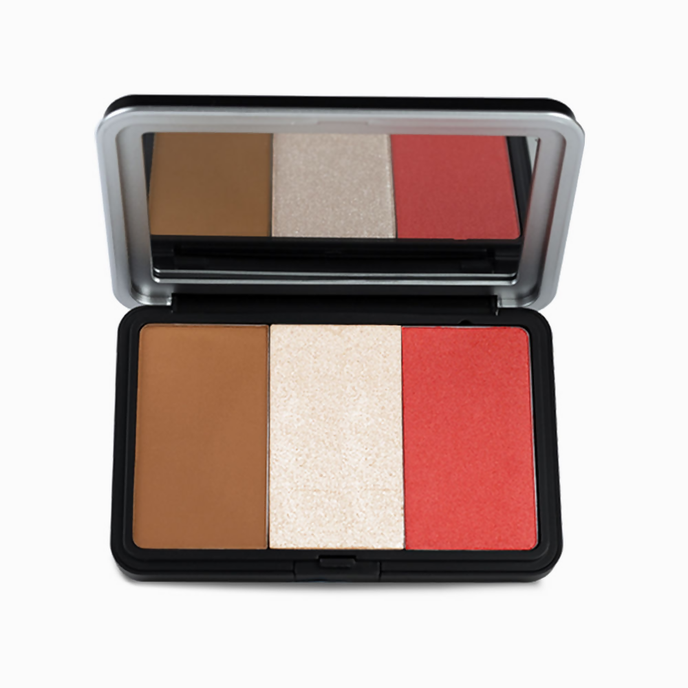 Daily Life Forever52 Glambo - Contour Highlighter Blush Palette - Cherry Mocha
